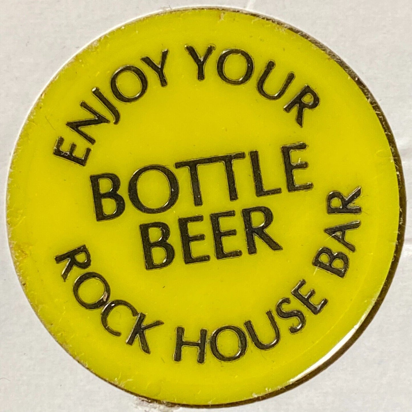 Butler, PA "The Rock House Bar" Plastic Token G/F Bottle Beer (#2)