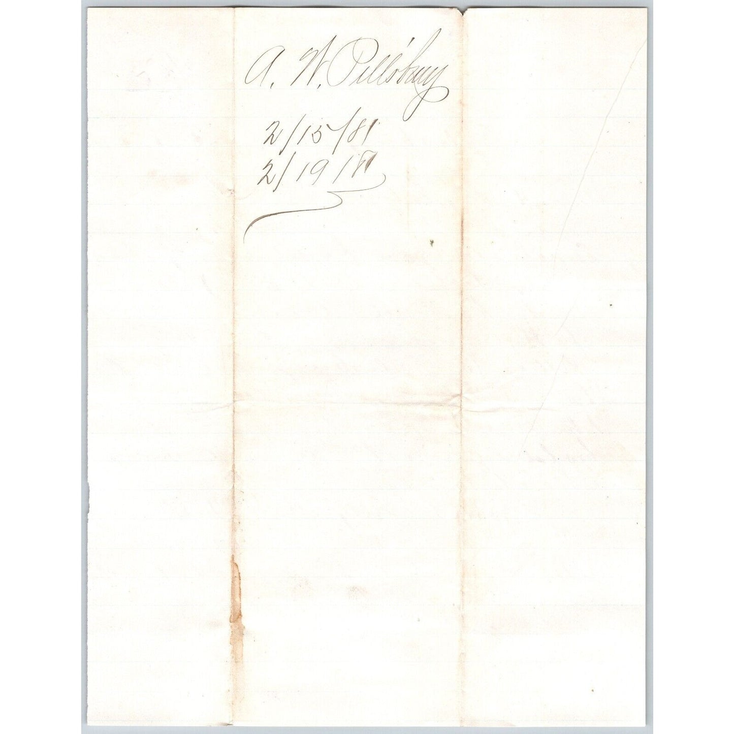 1881 ALS from "A.W. Pittsburgh" Salisbury, MT to Henry Elling* Virginia City, MT