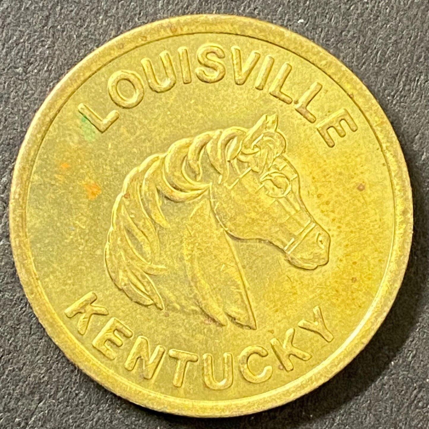 Kentucky Derby Souvenir Token Louisville Kentucky Horse Head 23mm (#1)