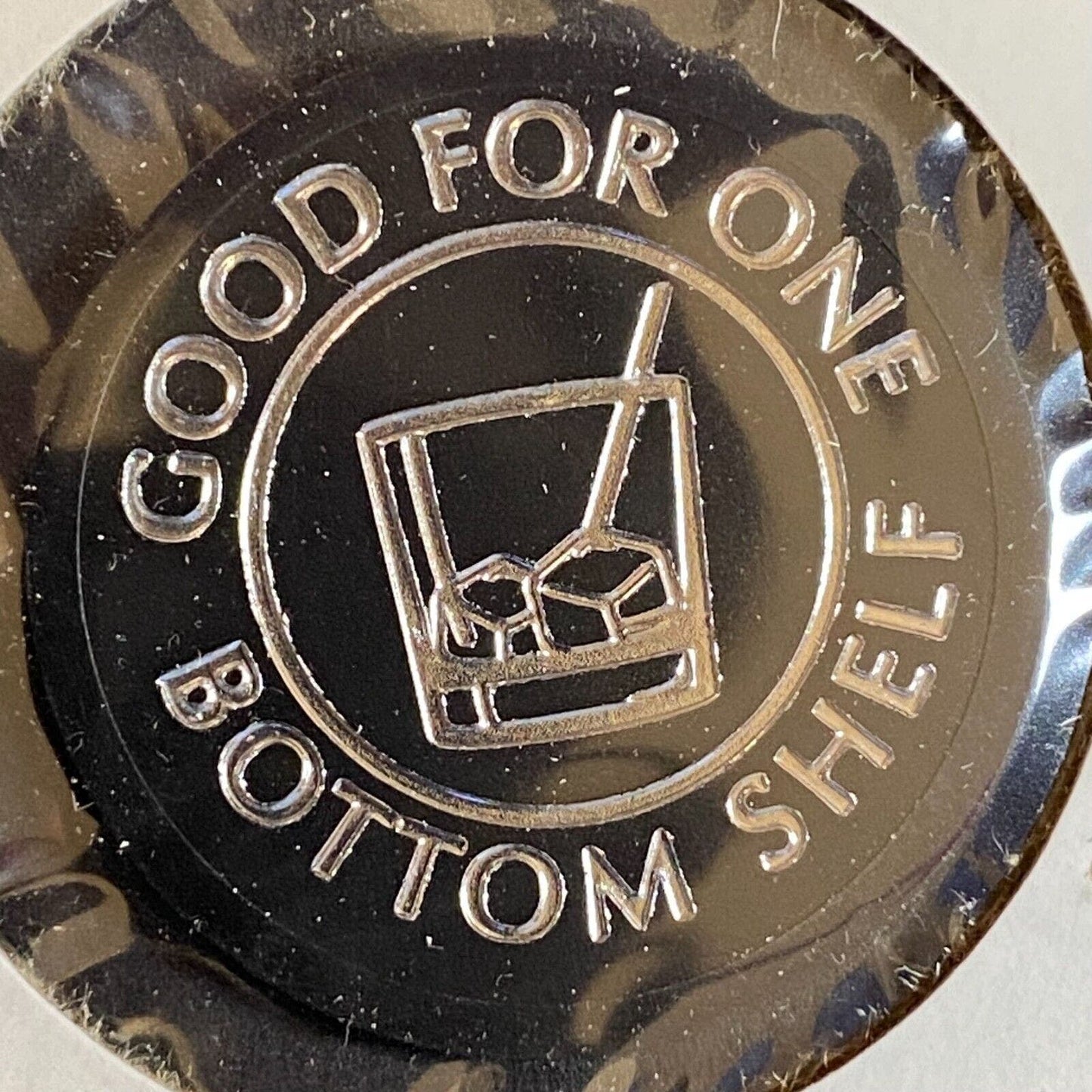 McClelland, PA Double T Bar Grill c1990's? Plastic Token G/F One Bottom Shelf