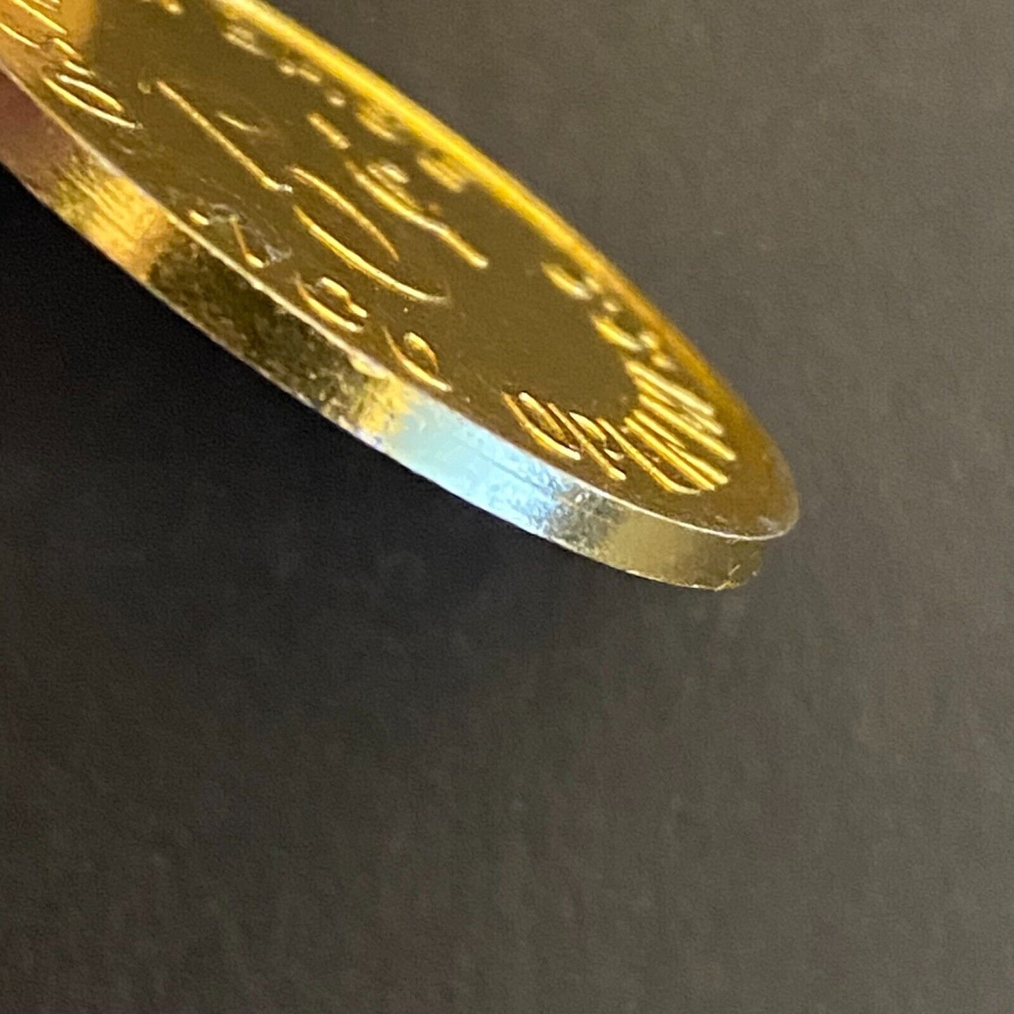 Korea Osan Air Base NCO Open Mess 5c (Gold) Alum Military Token 30mm Scarce (#4)