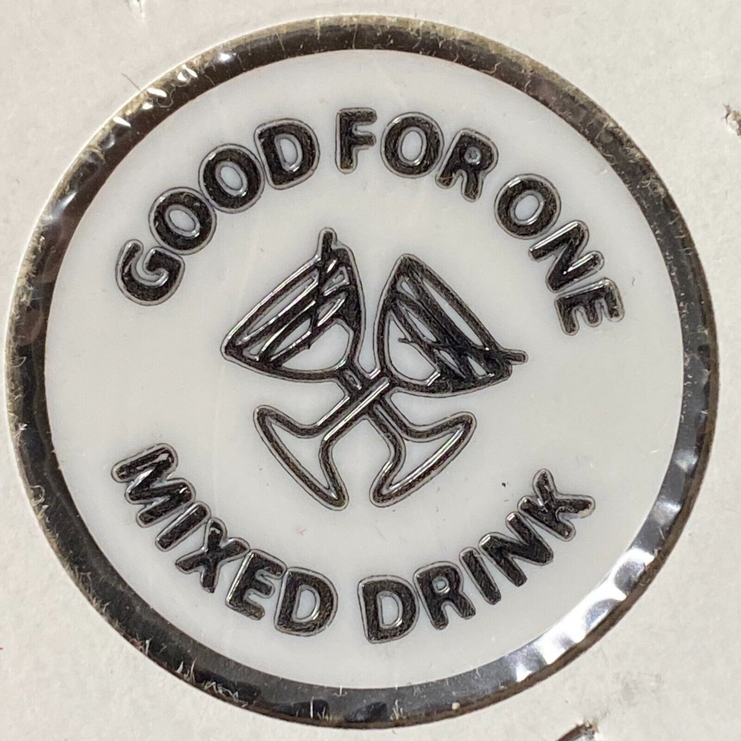 Butler, PA "Steel Wheel Grill at the Hollow" Plastic Token G/F One Mixed Drink