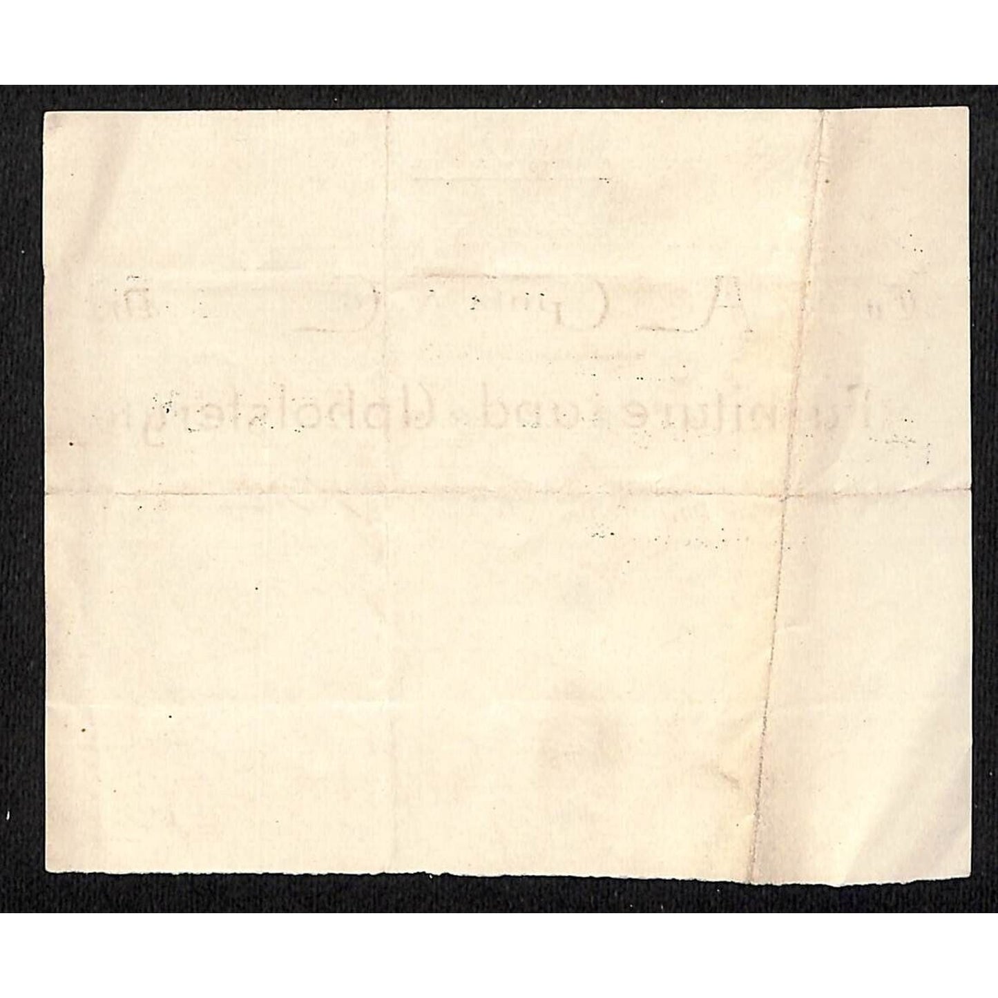 A. Gintz & Co. Furniture New Philadelphia, OH 1891 Billhead / Statement