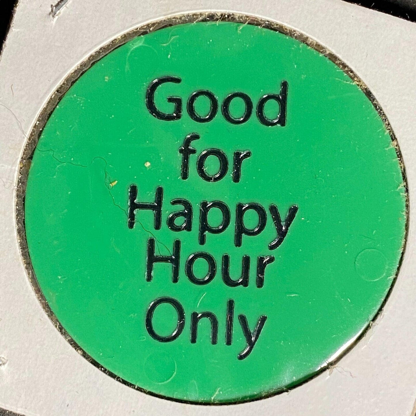 Bradford, PA V.F.W. Post 212 Plastic Drink Token "Good For Happy Hour Only"