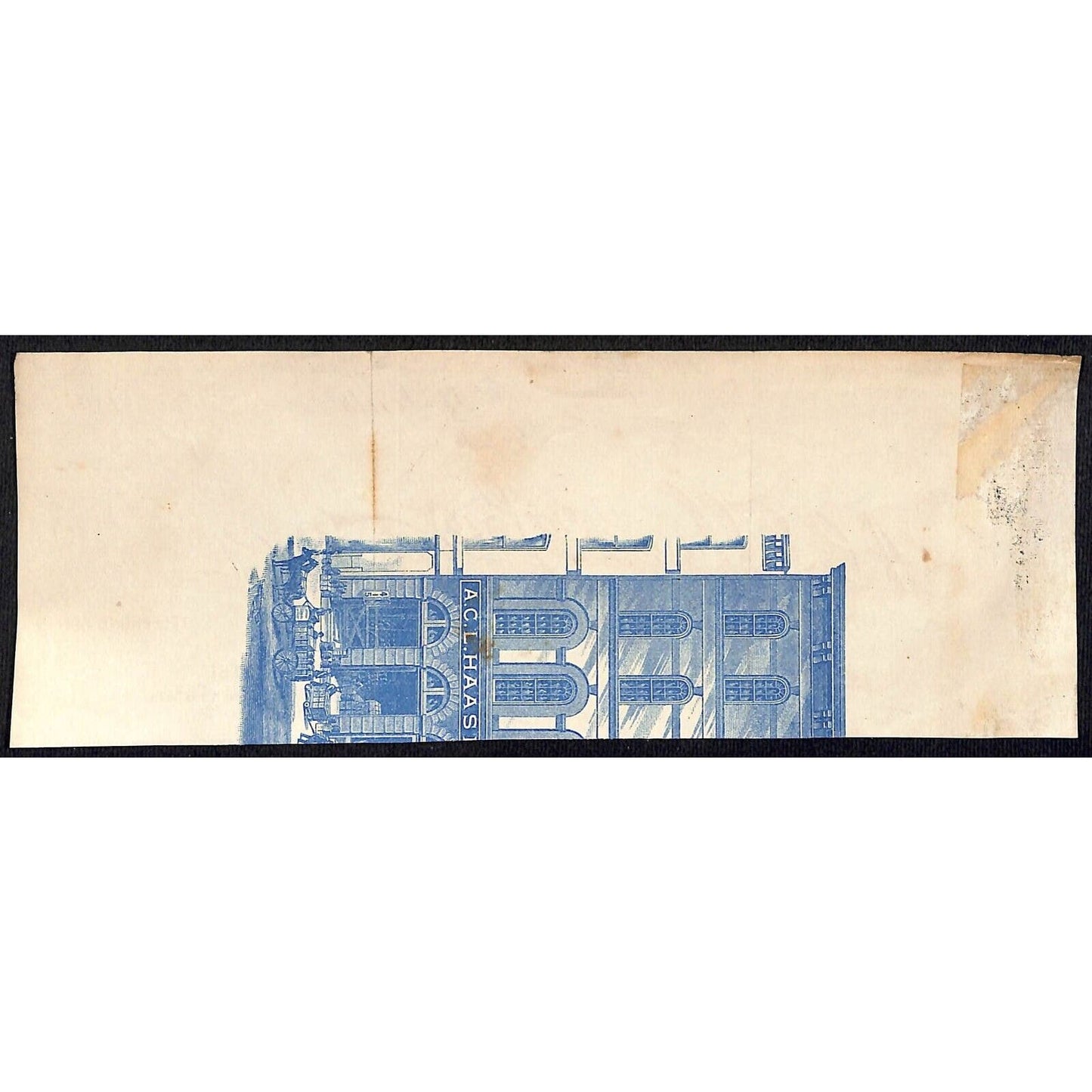 A.C.L. Haase & Sons Fish Co. H.J. Hutchinson* Decorah Cut 1896 Billhead
