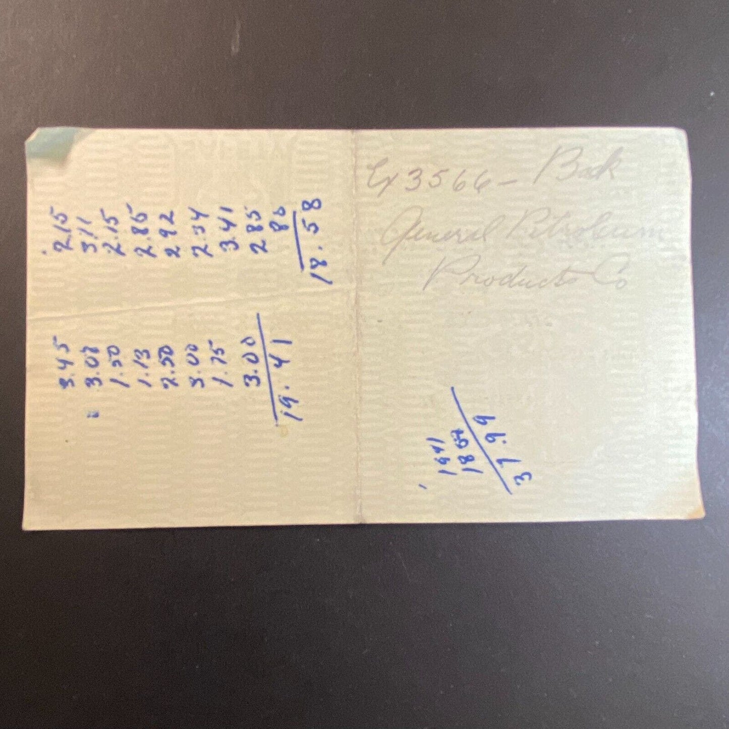 1950 State Speedway AAA 100 Mile National Championship Paper Pass / Ticket