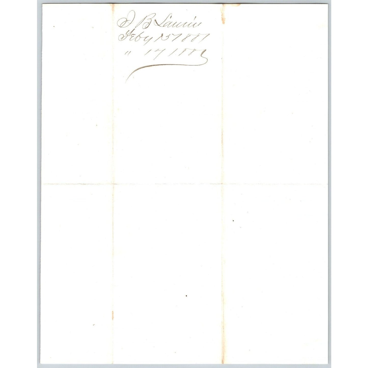 Feb 15 1881 ALS from J.B. Laurin** Laurin, MT to Henry Elling* Virginia City, MT