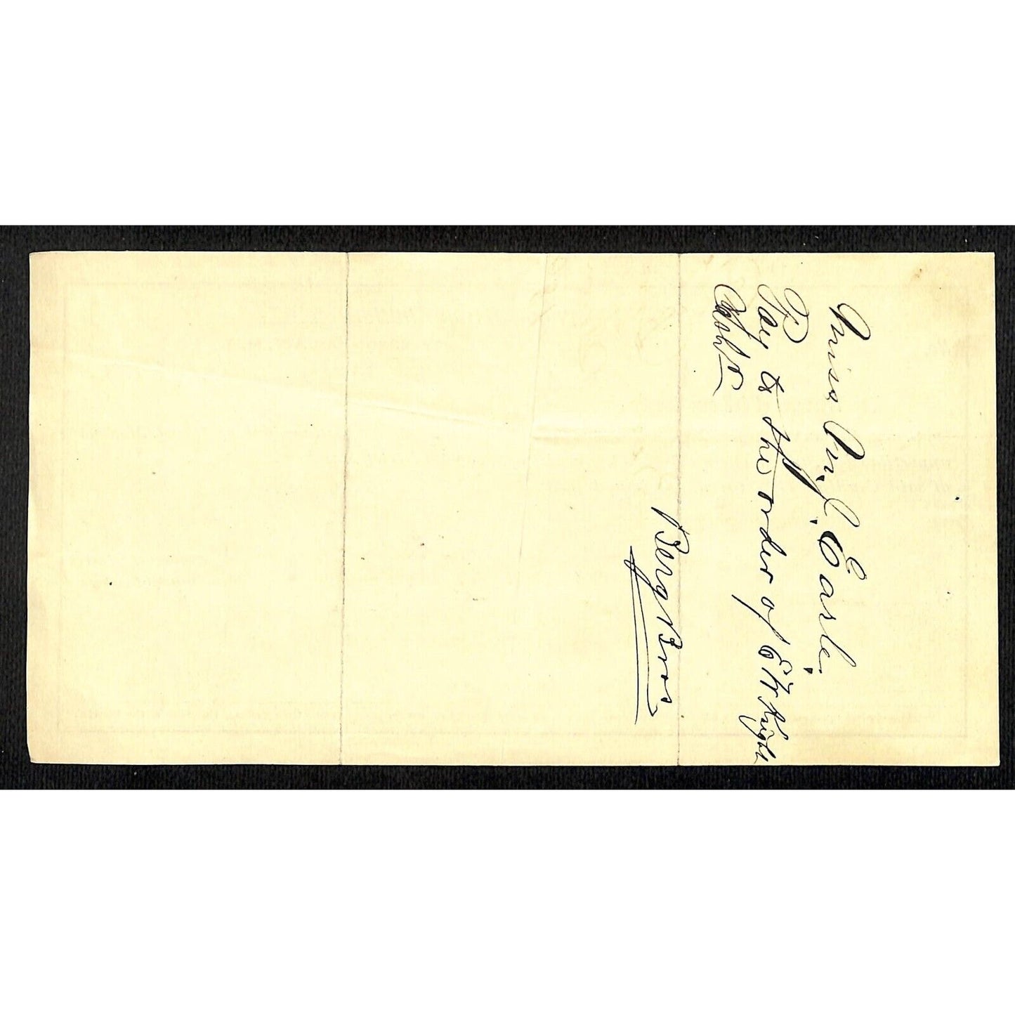 1886 Jefferson County Montana Territory School Warrant Rendered as Teacher
