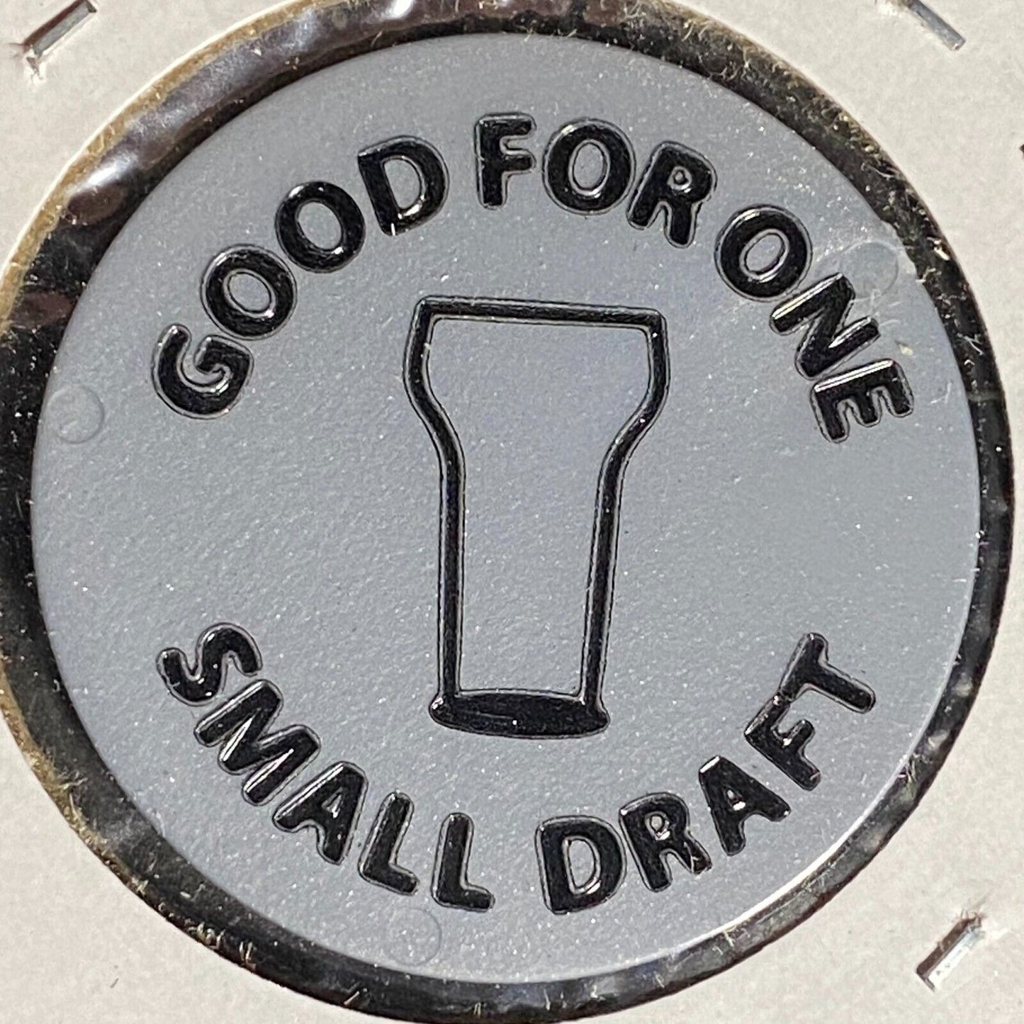 California, PA JFK / Gill Post 377 Plastic Drink Token G/F "One Small Drink"