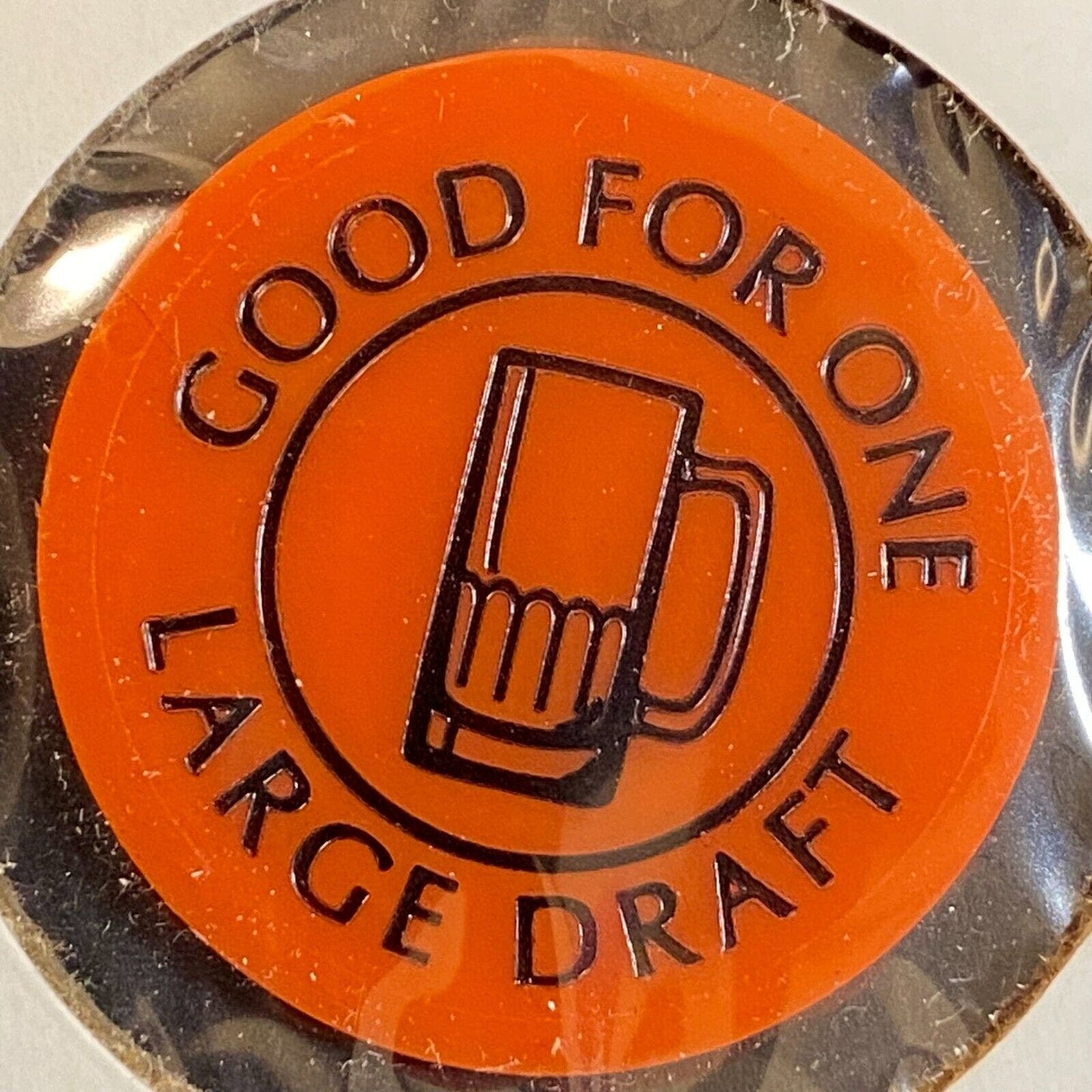 McClelland, PA Double T Bar Grill c1990's? Plastic Token G/F One Large Draft