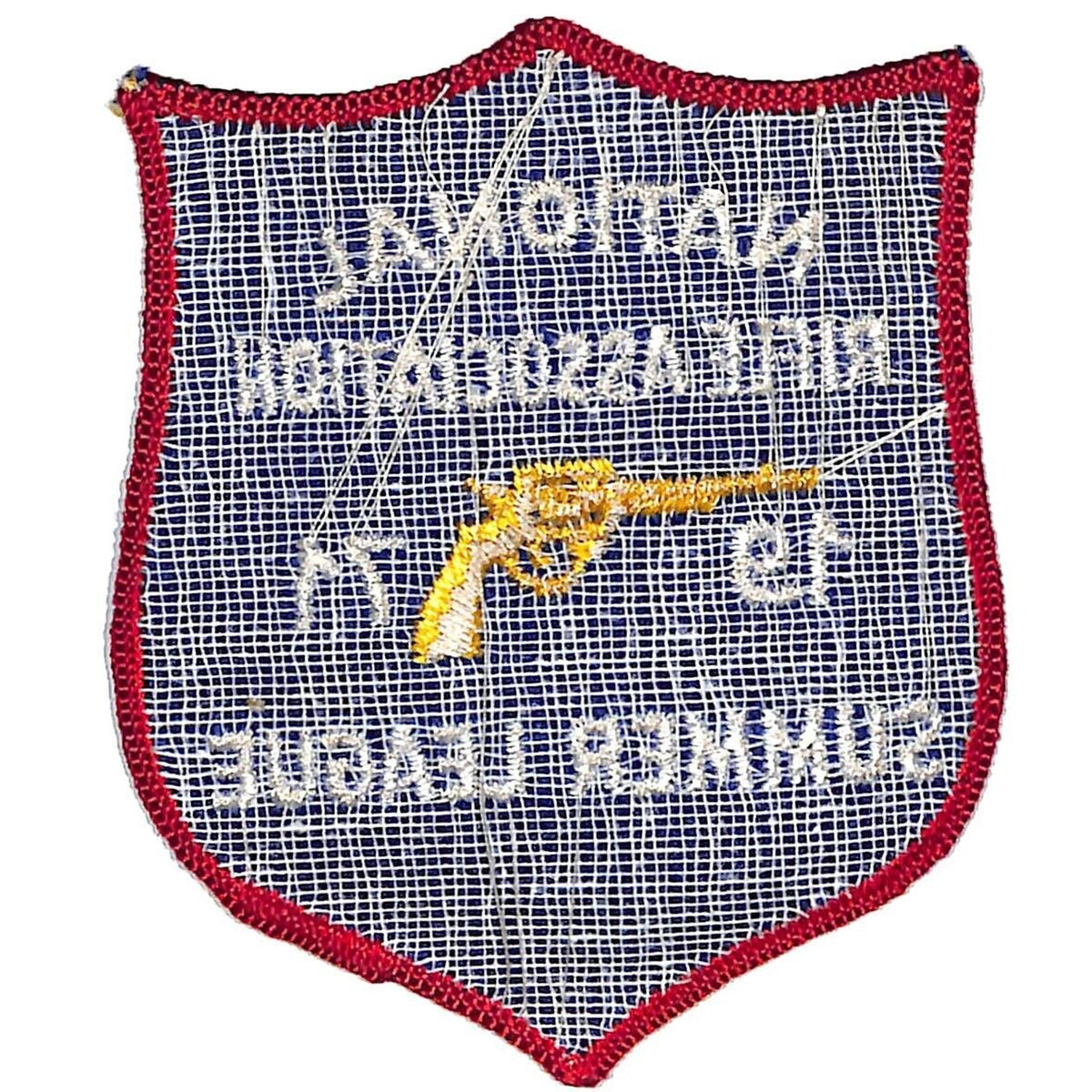 NRA Summer League 1971 Vintage Embroidered Patch 3 1/2" - Pistol NOS VGC