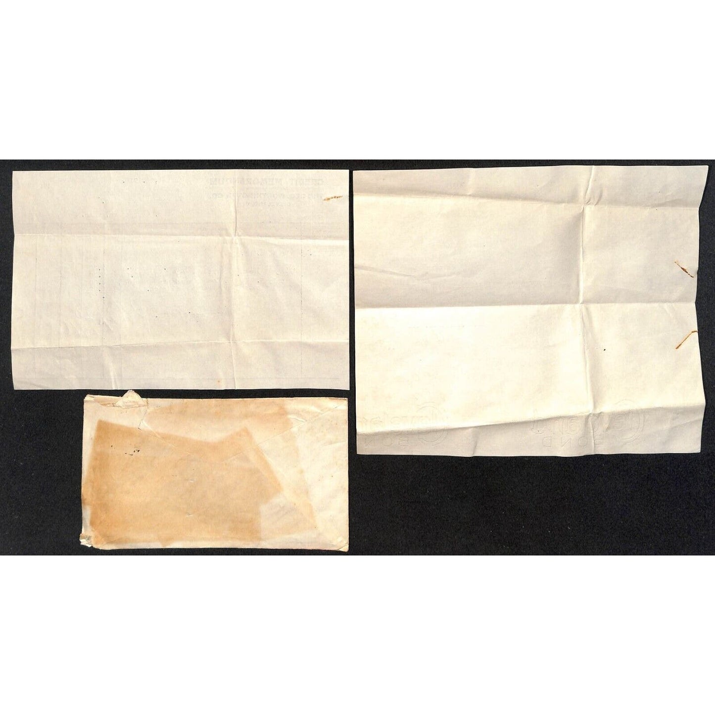 Geo. Worthington Co Samuel Wang Co* North Georgetown 1916 Billhead, Memo & Cover