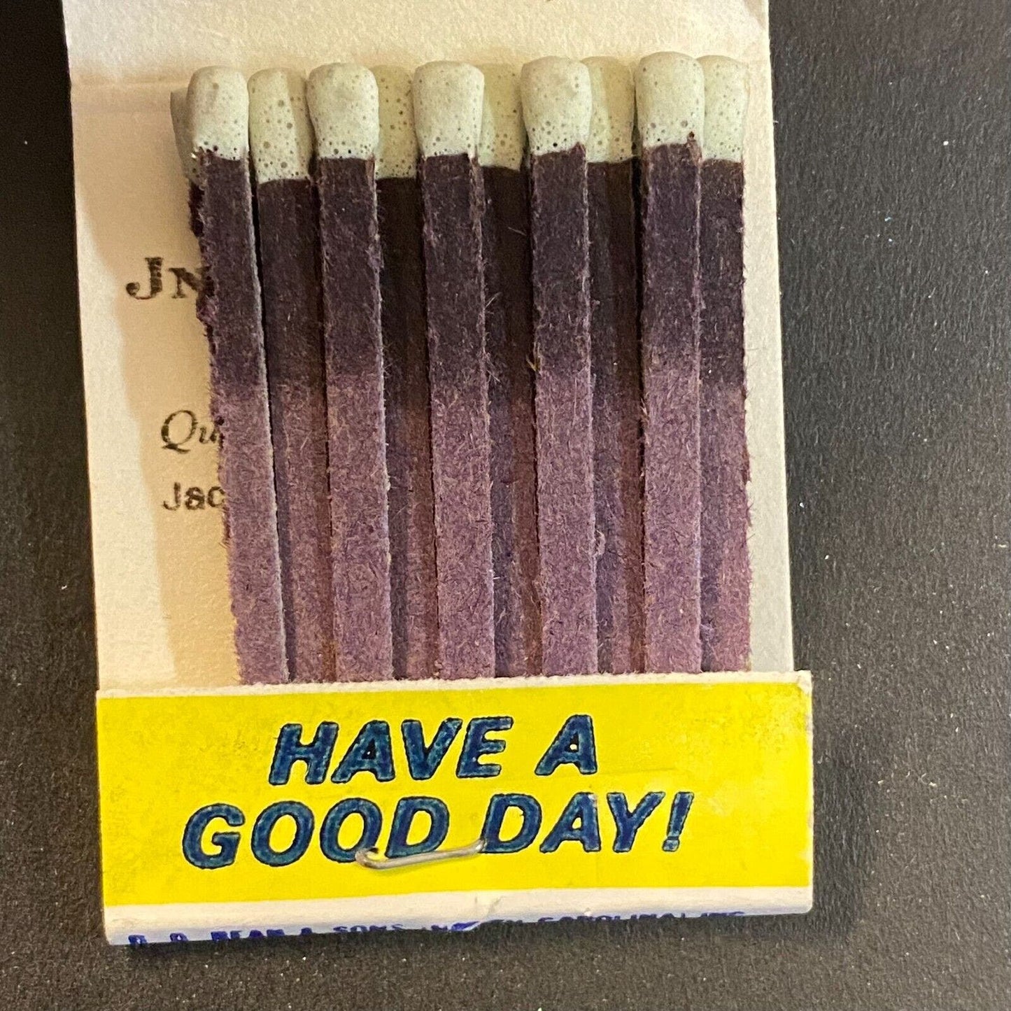 Enjoy King Edward "Have a Good Day" c1974-79 Full Matchbook VGC