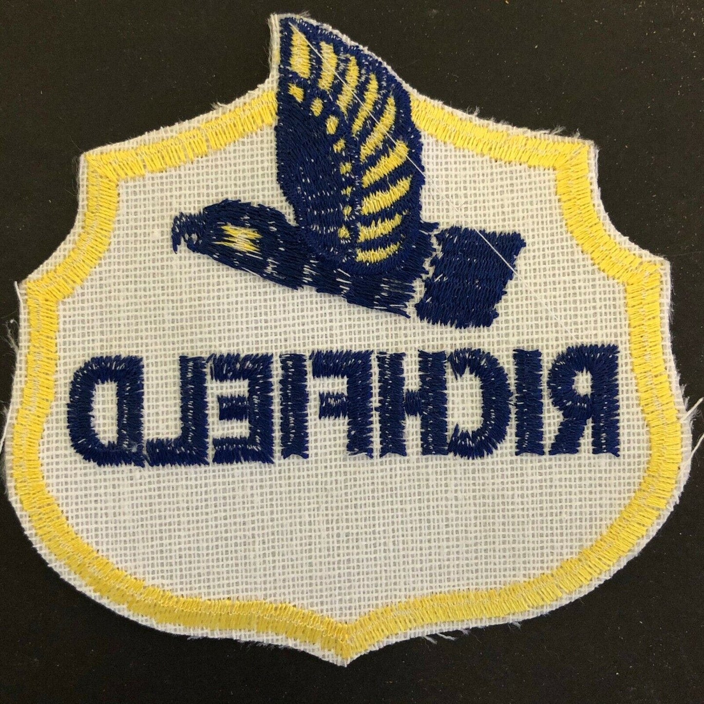 c1960's-70's Machine Stitched Embroidered Patch - Richfield (Gas Petroleum)