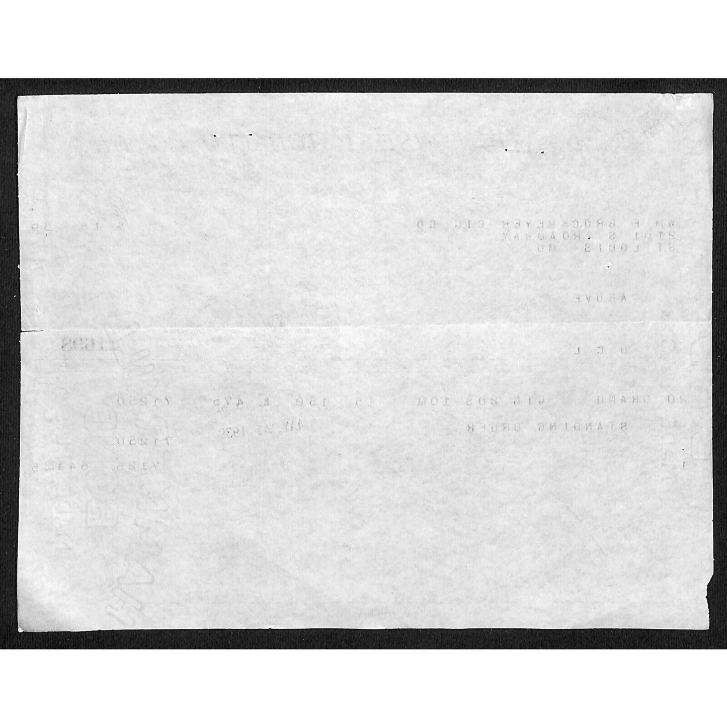 Louisville, KY The Axton-Fisher Tobacco Co. Spud Twenty Grand 5/15 1939 Billhead