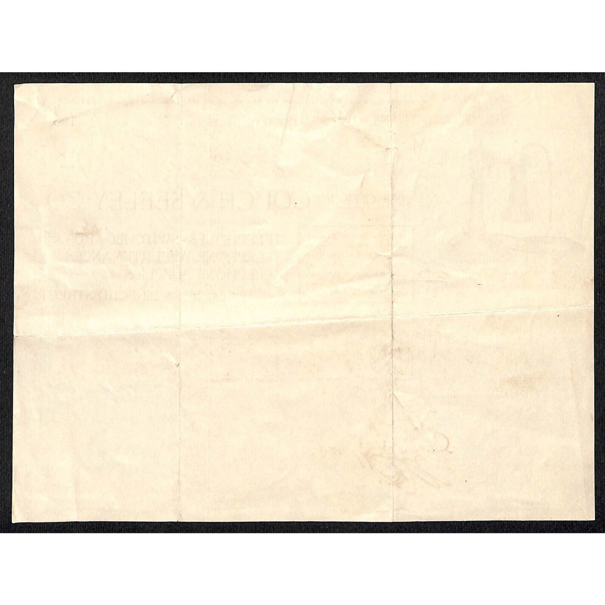 Couch & Seely Co. Telephones 1906 Billhead to N.J. & Hudson River Ry & Ferry Co.