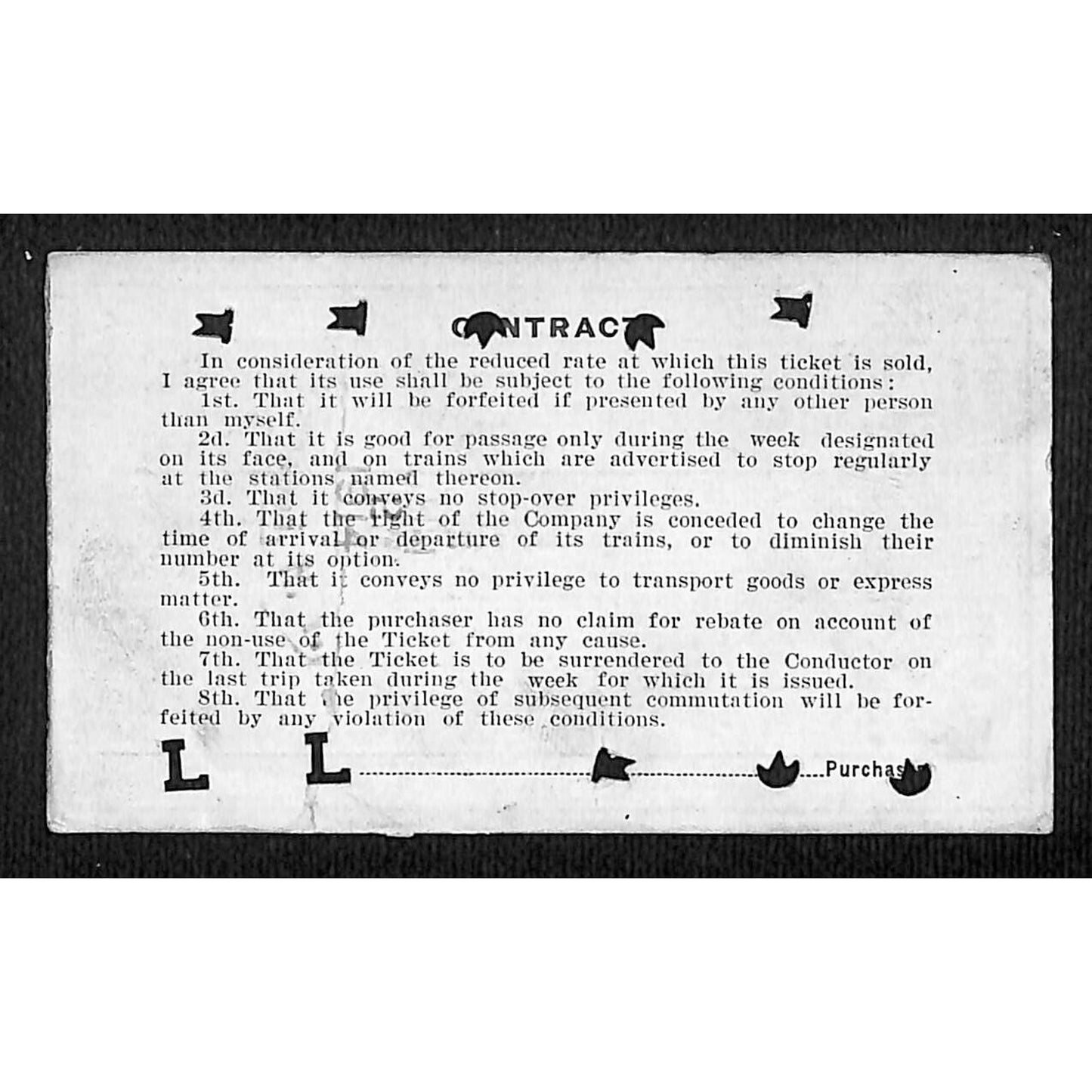 New York & Pennsylvania Ry 1914 Special Weekly Ticket Scarce #5704