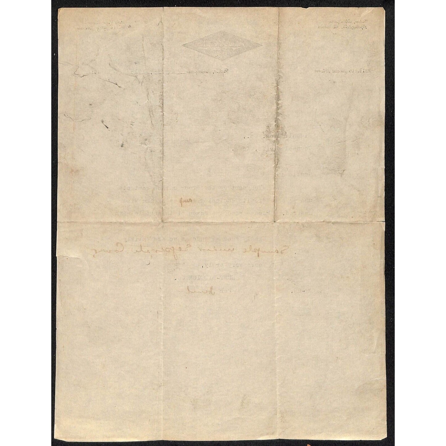 1915 Hunt - Riddick Department Store Tulsa, OK Kimball Elevators TLS Letterhead