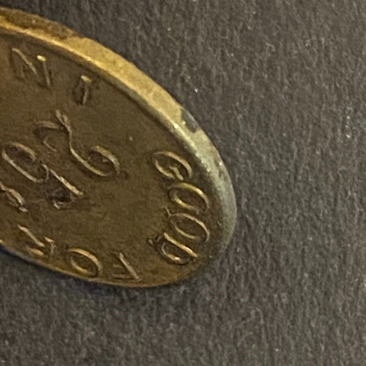 Int'l Flight Service San Francisco G/F 25c in Trade Token 16mm