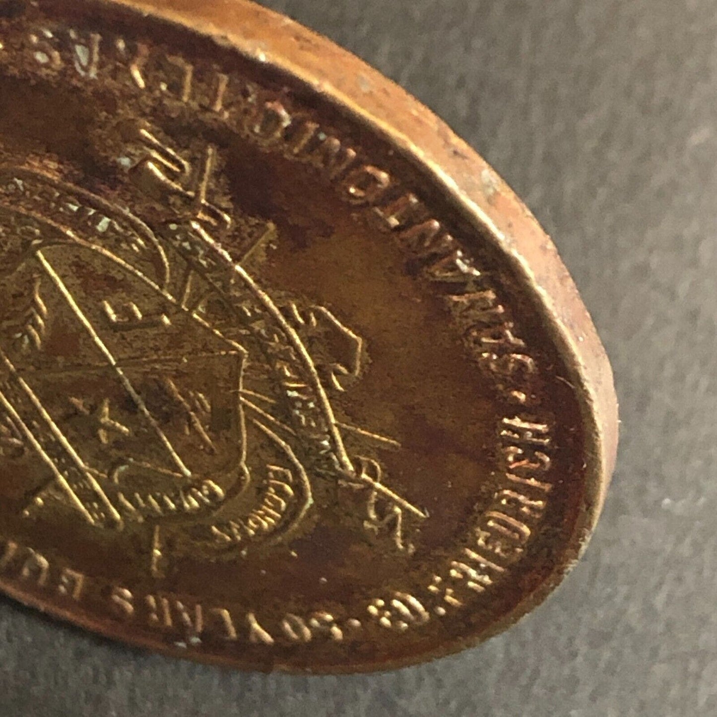Ed Friedrich 50th Anniversary 1883-1933 Good Luck Medallion 33mm 12g