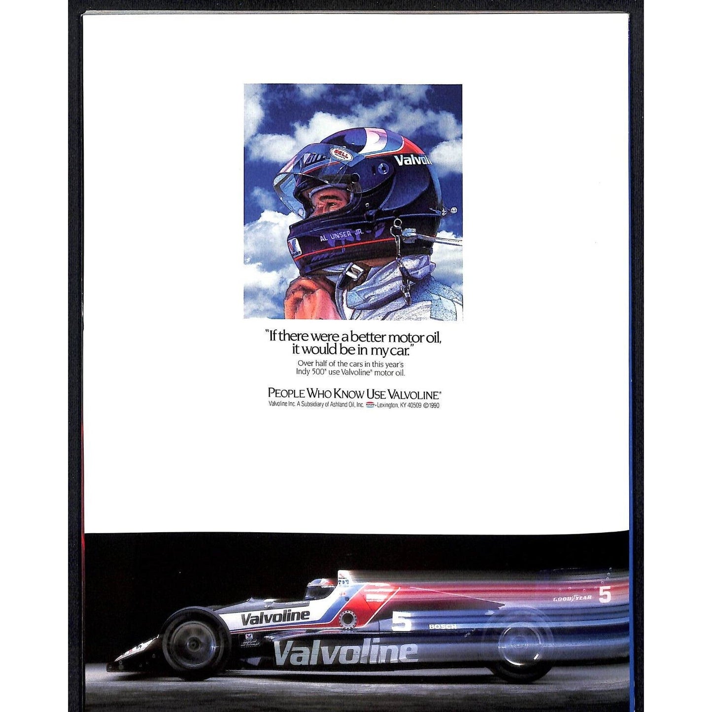 1990 Indianapolis 500 Racing Program VGC 191pp 1 lb. 7oz.