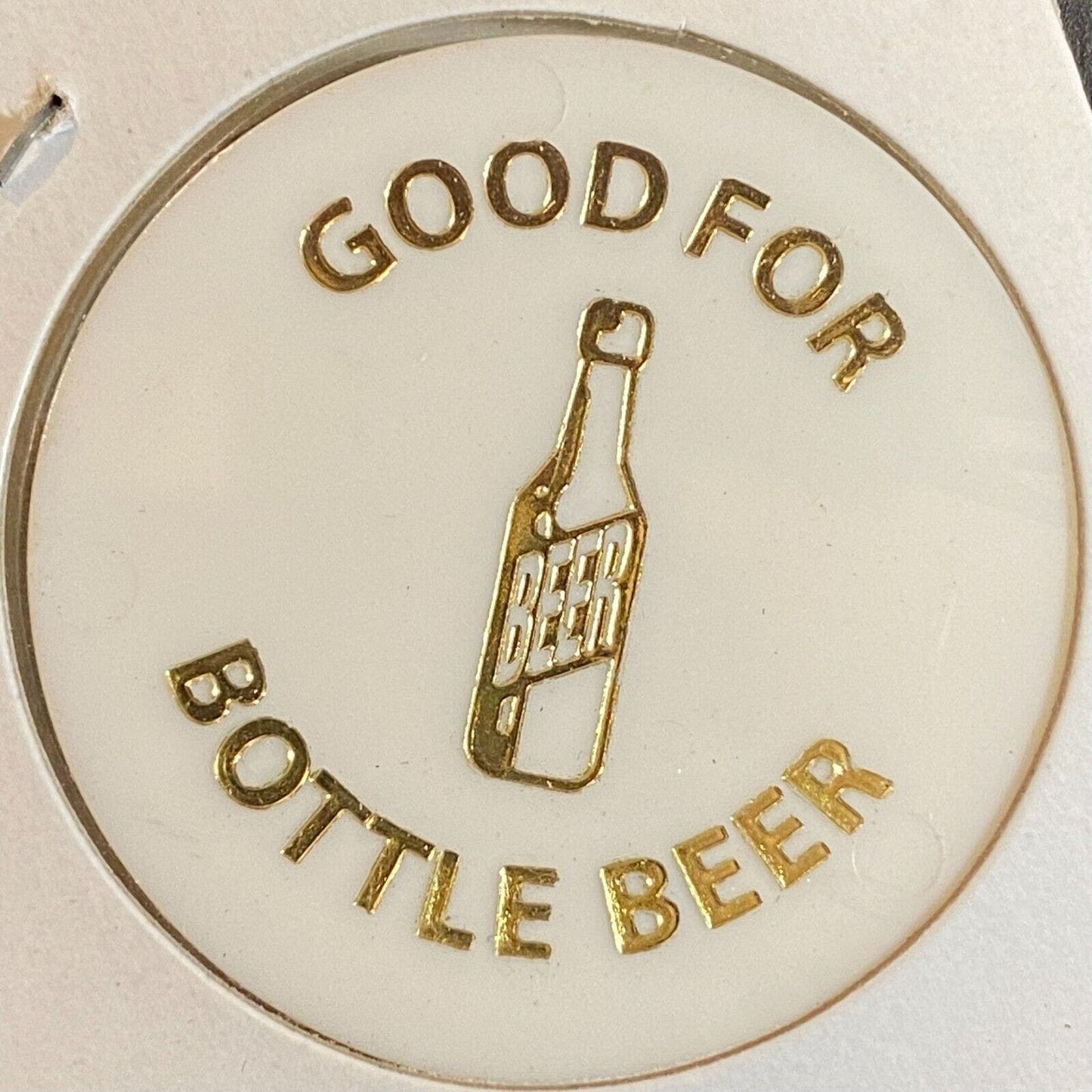 McKeesport, PA Hoots c1990's Plastic Token - G/F Bottled Beer