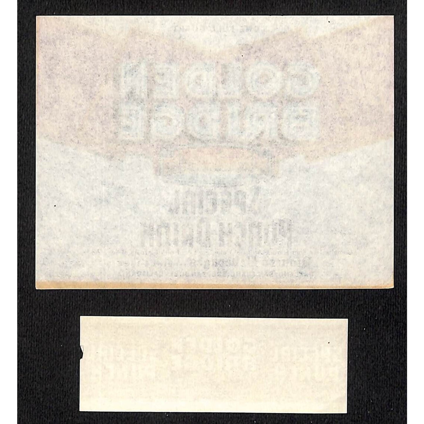 Golden Bridge Special Punch Drink Soda Label Set Pioneer Bev. Co 1940's