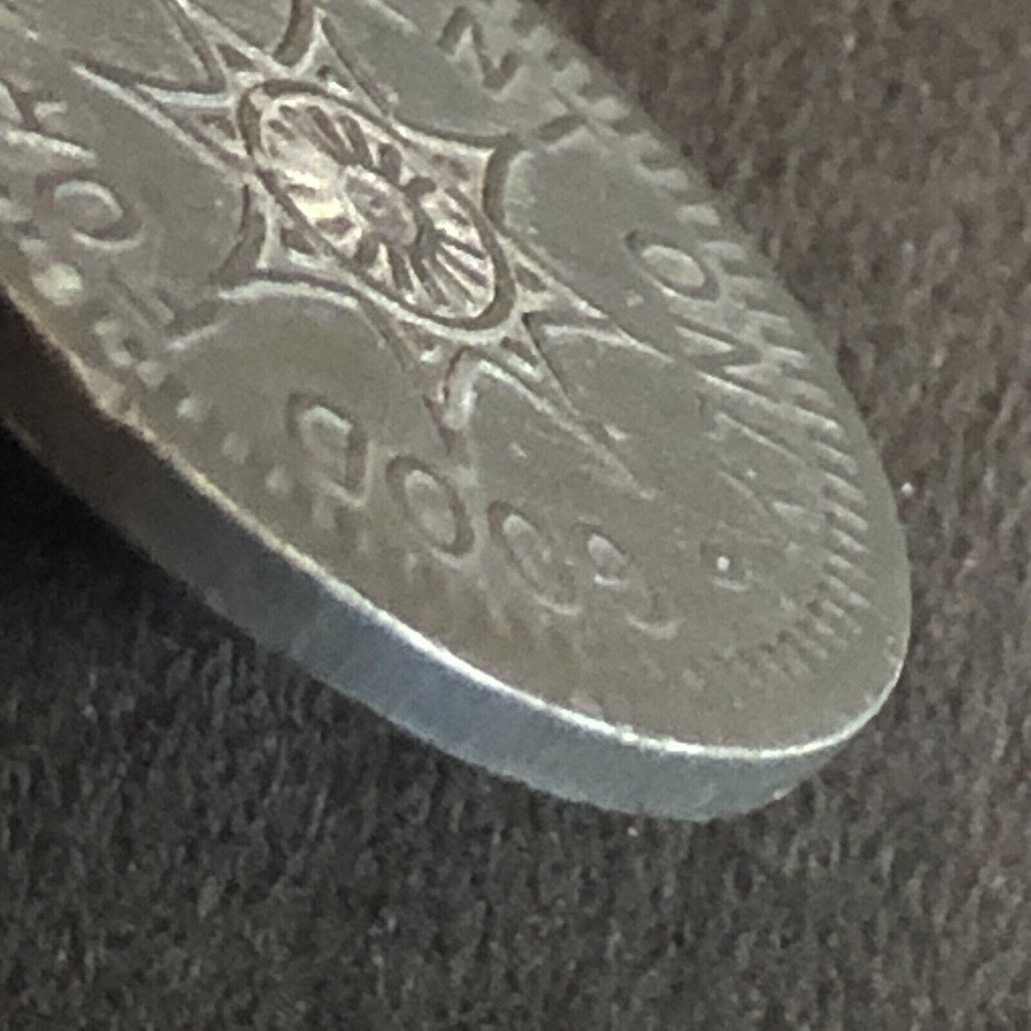 Vintage "Good for Amusement Only" Game Token w/ 8-Point Star 21mm
