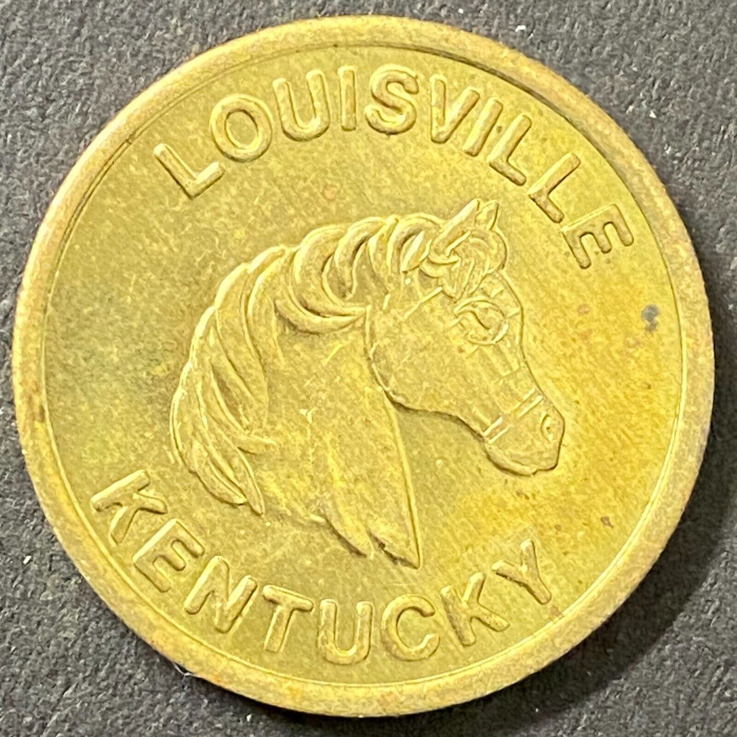 Kentucky Derby Souvenir Token Louisville Kentucky Horse Head 23mm (#2)
