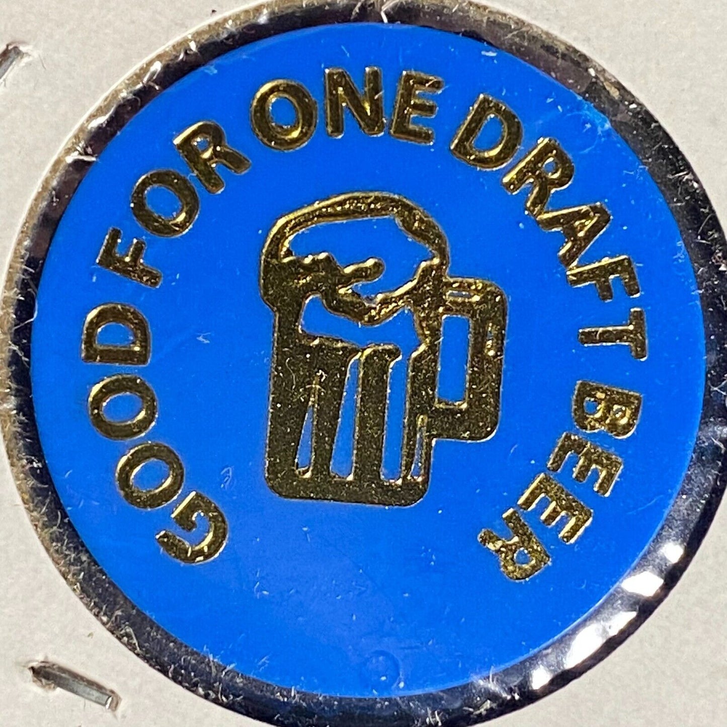 Butler, PA MT's Spillway Plastic Token G/F One Draft Beer