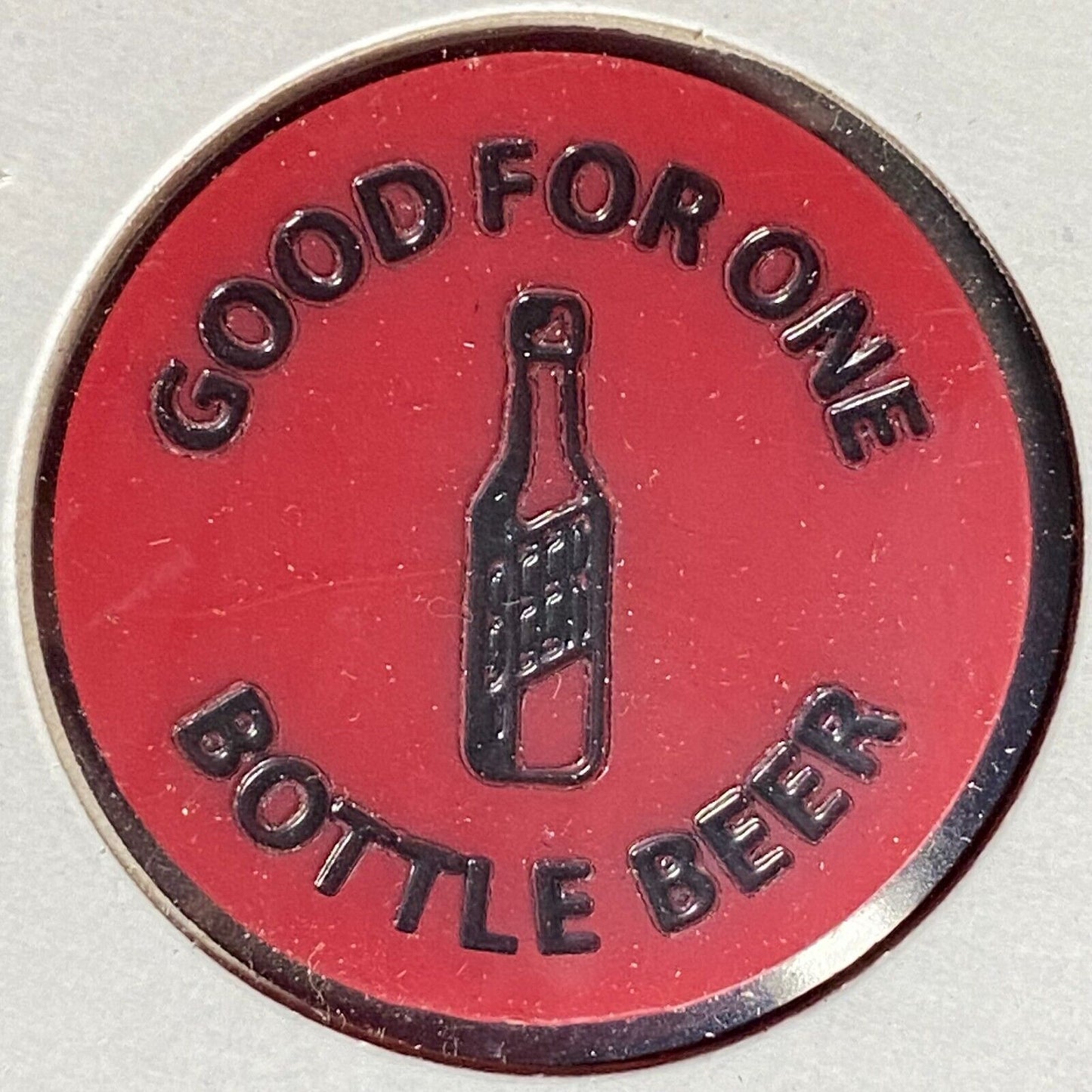 Boothwyn, PA A.L. Post 951 Plastic Drink Token G/F One Bottle Beer