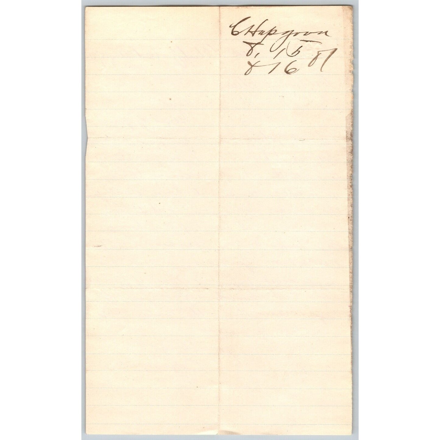 1881 ALS to Henry Elling* Montana re: "..Cut & Hauled 200,000 Feet of Logs.."