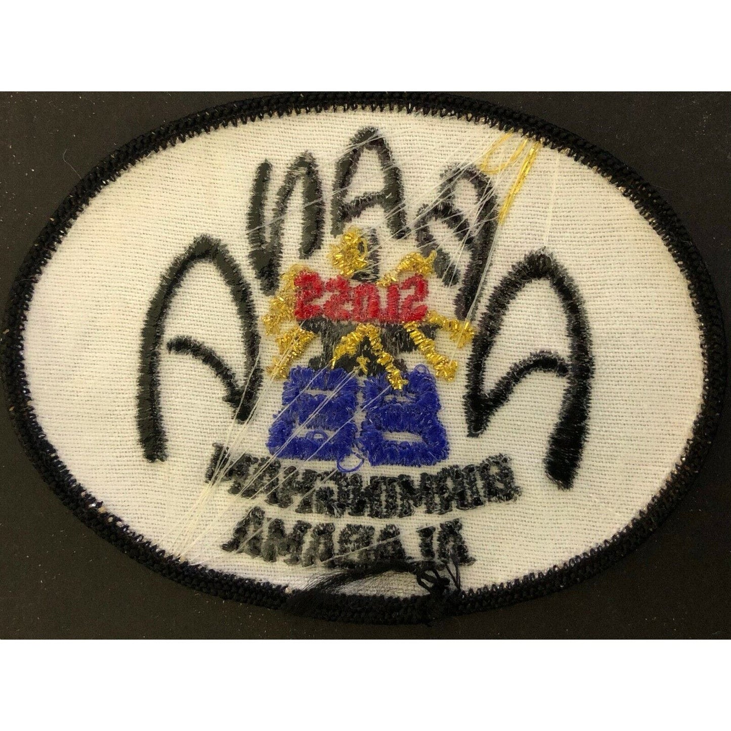 1988 Machine Stitched Embroidered Patch ABANA Sloss (Metal Art) Birmingham, AL