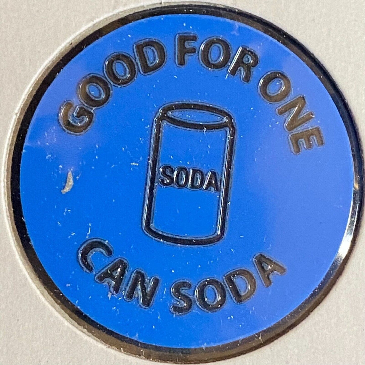 Meyersdale, PA American Legion 3504 c1980's Plastic Token "G/F One Can Soda"