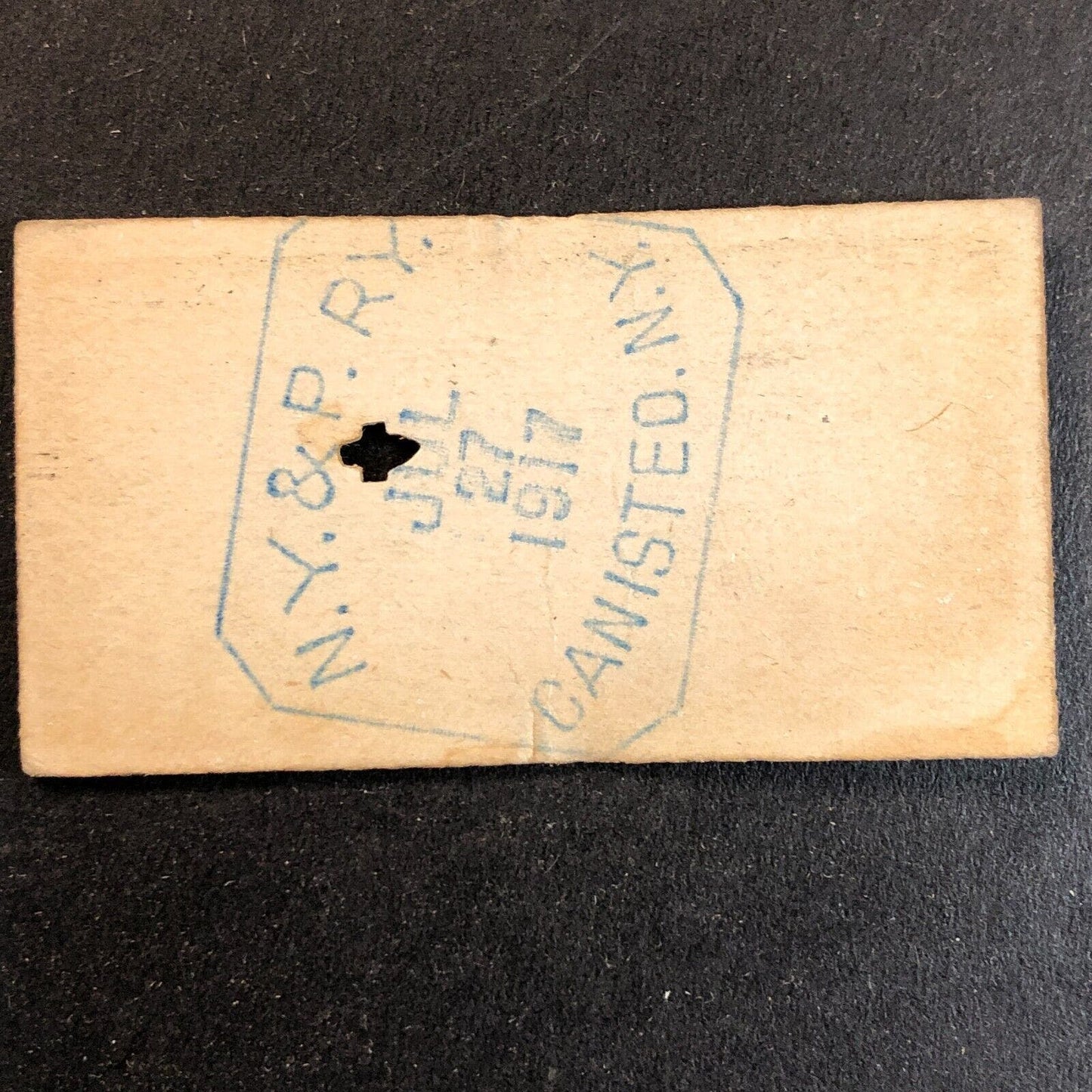 New York & Pennsylvania Railroad July 27 1917 Norton Hollow Ticket #3400 Scarce