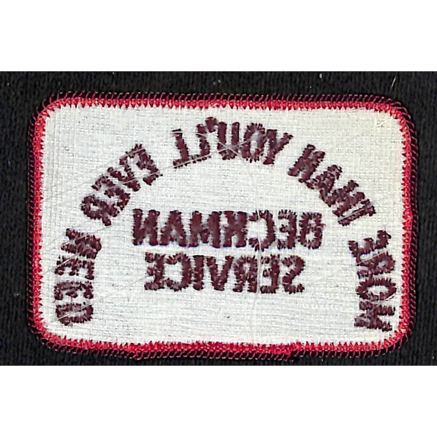 Vintage c1970's Beckman Service - More Than You'll Ever Need Embroidered Patch