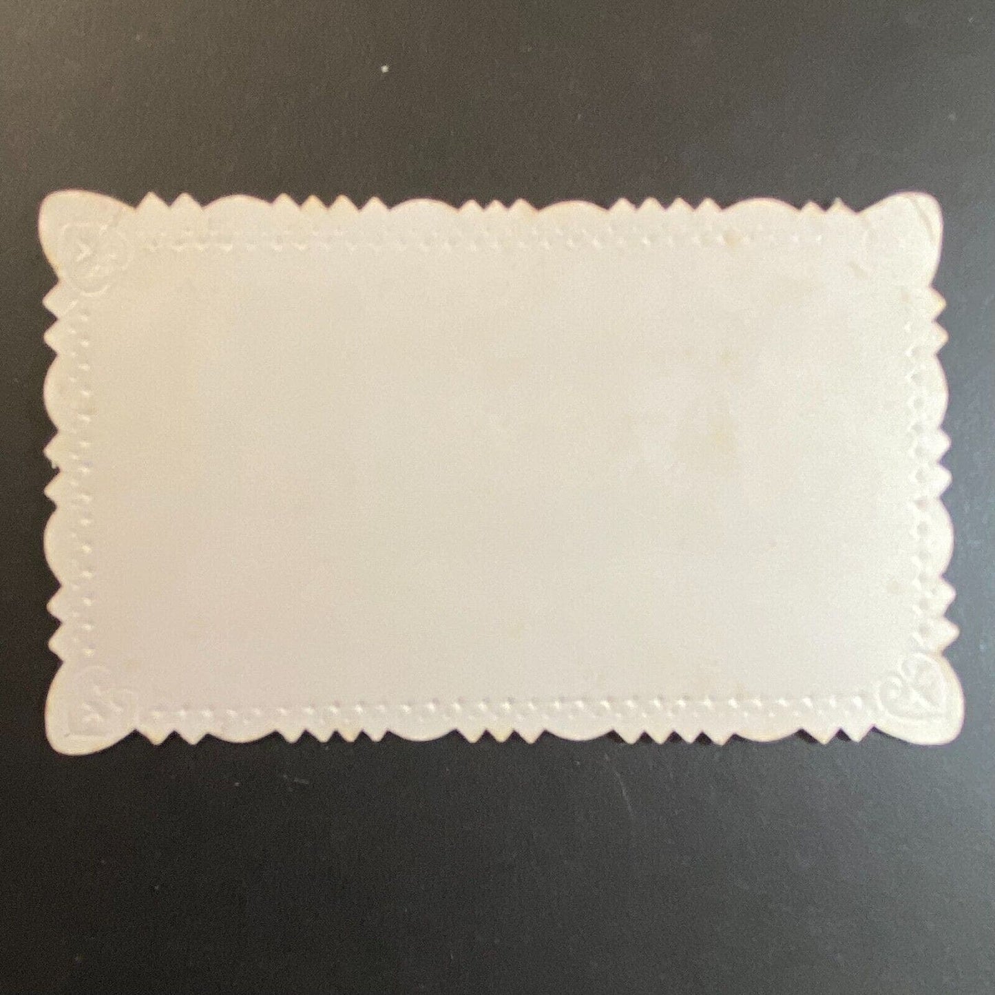 Josephine R. King Victorian Die Cut Envelope Name Card Greeting "Truly Thine!"
