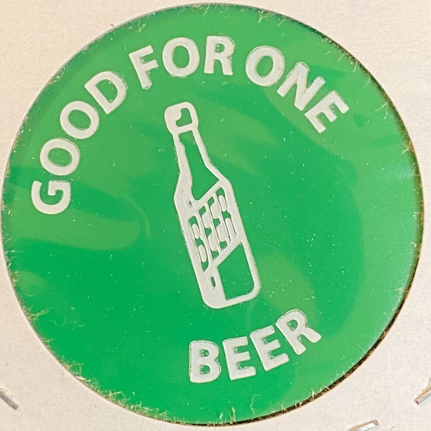 Hatfield PA American Legion Post 933 c1970's-80's Plastic "G/F One Beer" Token