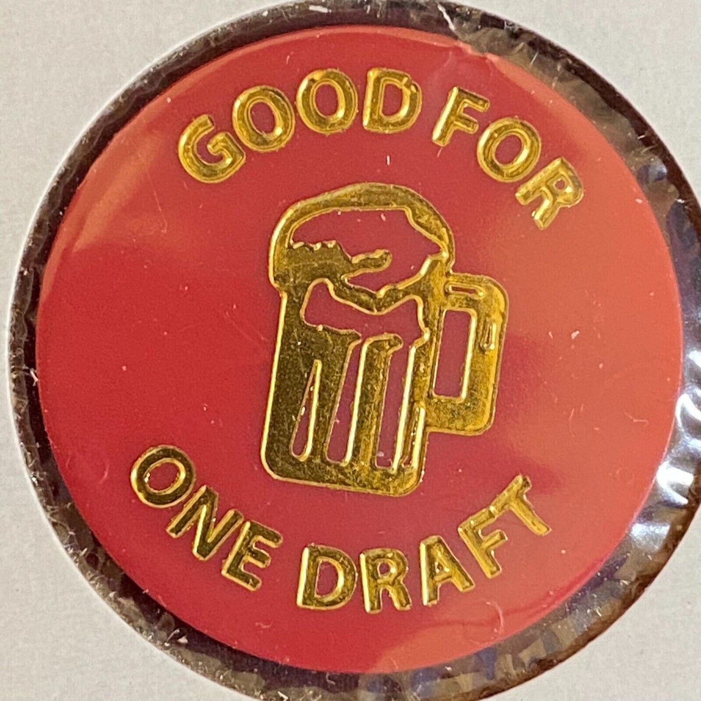 Mayfield, PA American Legion Post #610 c1980's Plastic Token "G/F One Draft"
