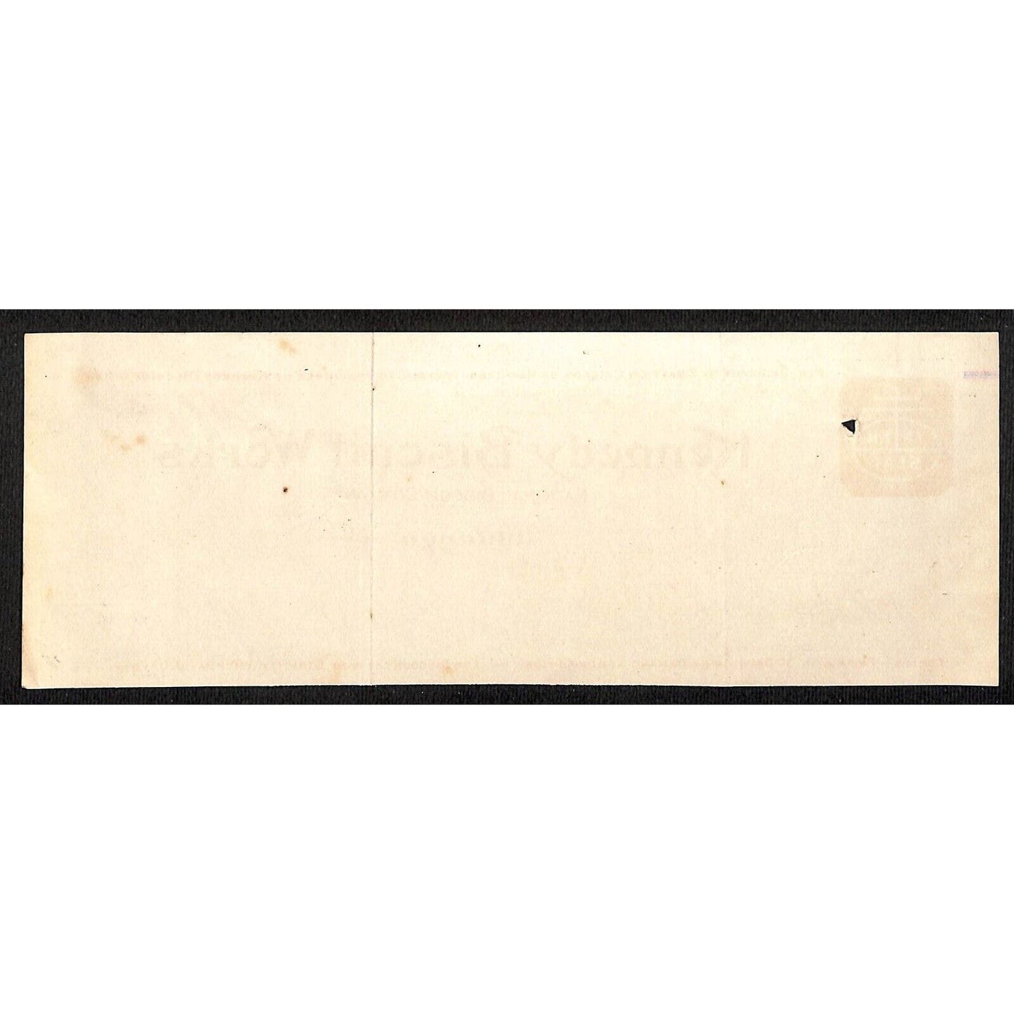 Kennedy Biscuit Works (later Nabisco*) Hutchinson Decorah IA** Cut 1902 Billhead
