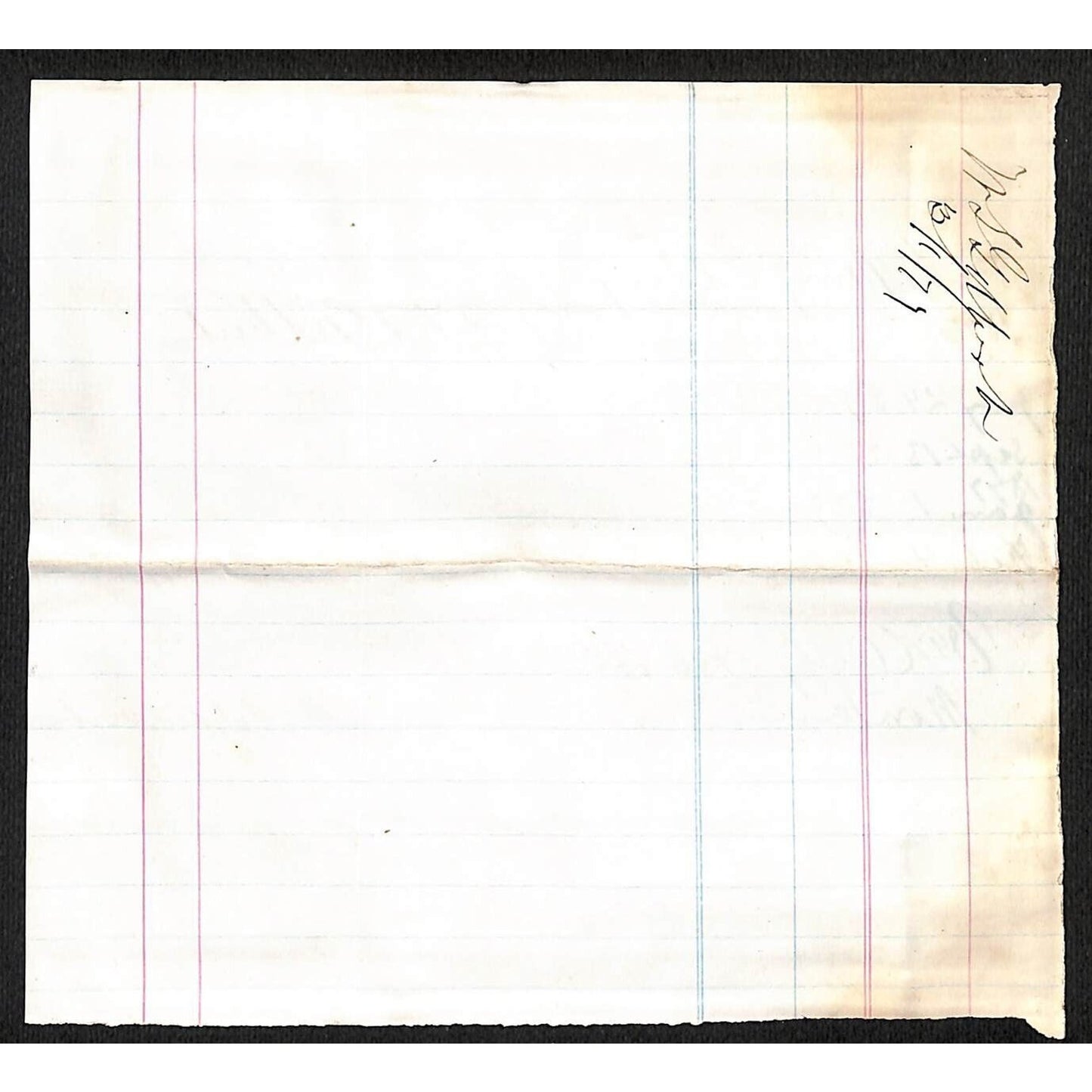 1876 N.A. Gilbert to Henry Elling* Virginia City, MT Hand Written Billhead