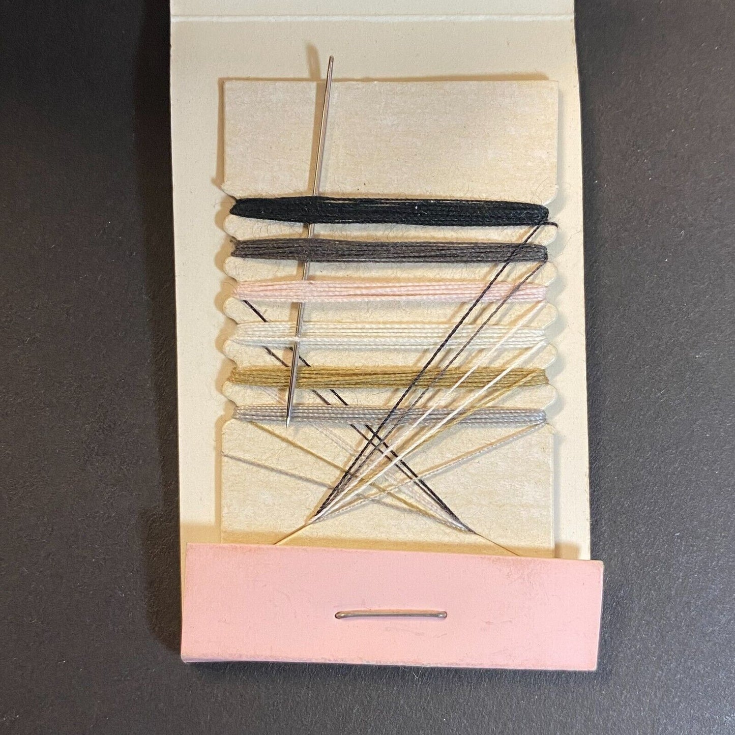 Heiner's Enriched Bread Matchbook-Style Pocket Advertising Sewing Kit c1960-80