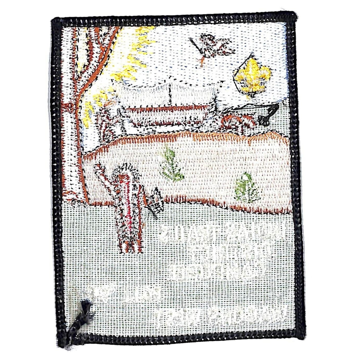 Boy Scouts BSA 1999 Indian Trails Fall Camporee Wagons West Patch Scarce