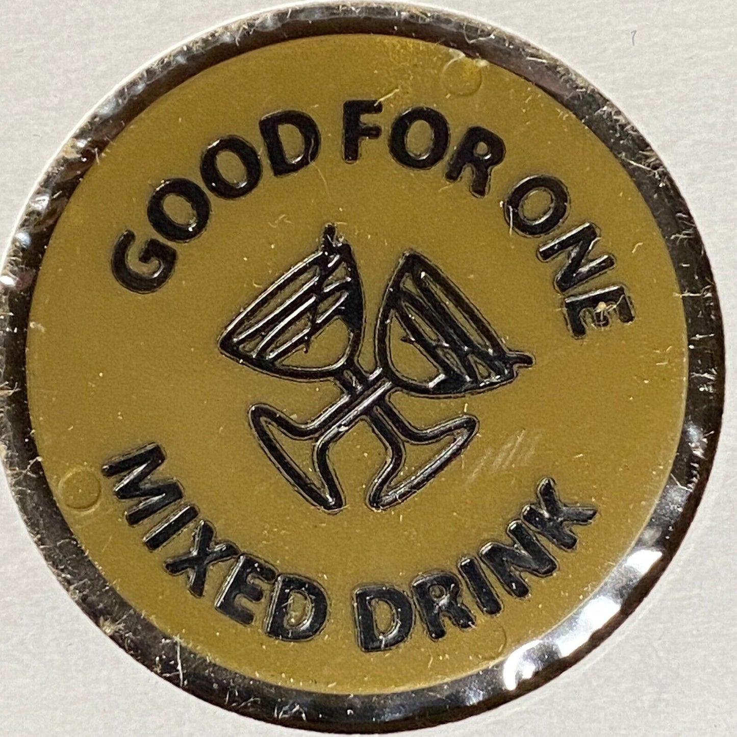 Campbelltown, PA AL Post 831 Plastic Drink Token G/F One Mixed Drink
