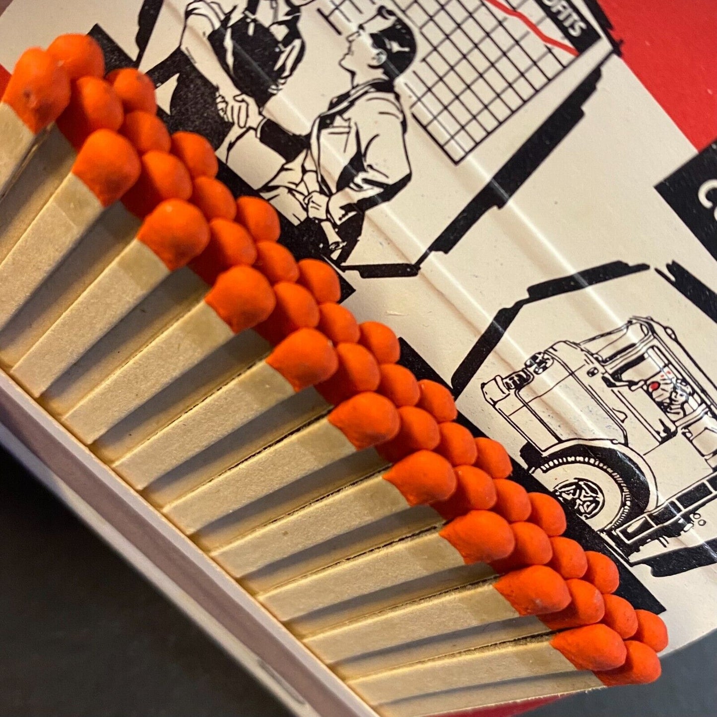 General Electric 2-Way Mobile Radio c1965 Full 40x Matchbook VGC Scarce