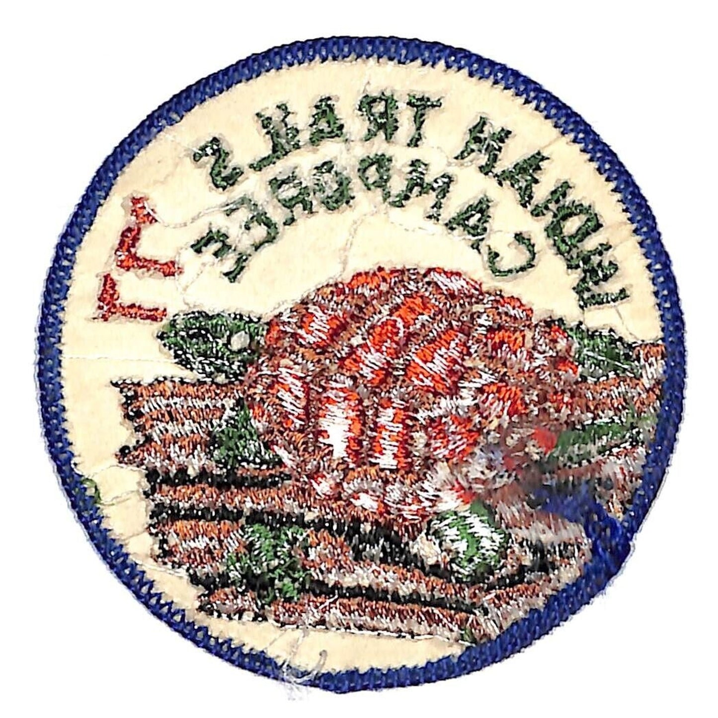 Boy Scouts BSA 1977 Indian Trails Camporee Turtle Patch Scarce