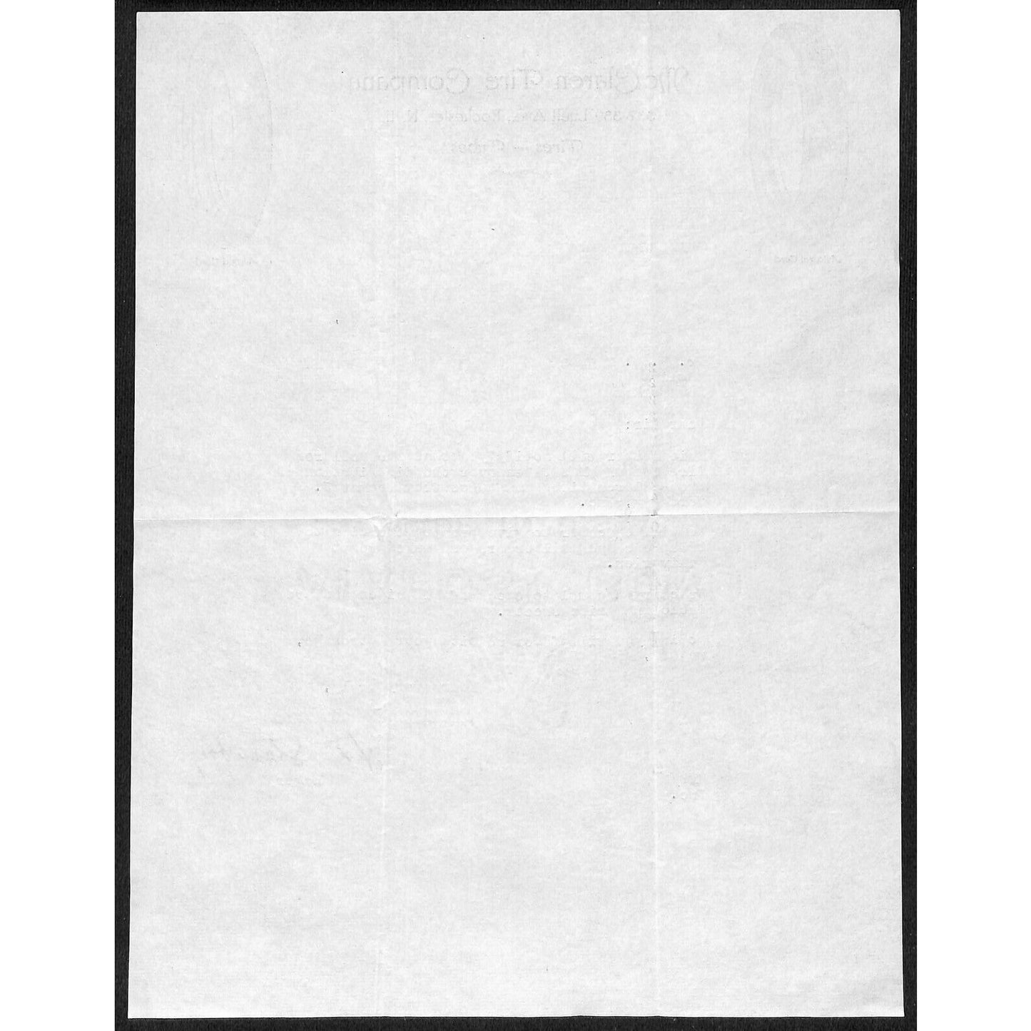 McClaren Tire Co. Lyell Ave. Rochester, NY 1924 Letterhead Tire Vignettes Scarce