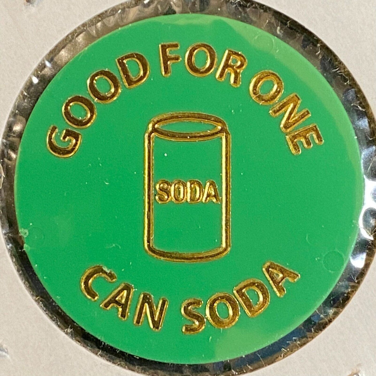 Morris, PA Inn 287 Restaurant c1998 Plastic Token G/F One Can Soda