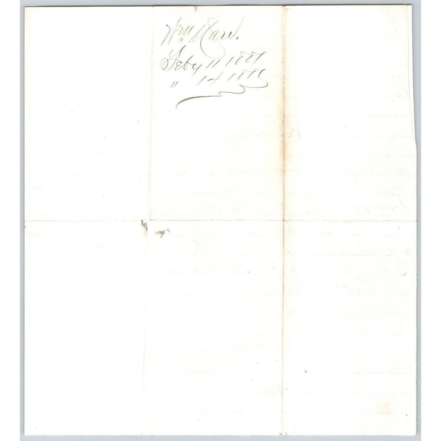 1881 ALS William Marr Pony, MT to Henry Elling* Virginia City, MT Borrowed Goods