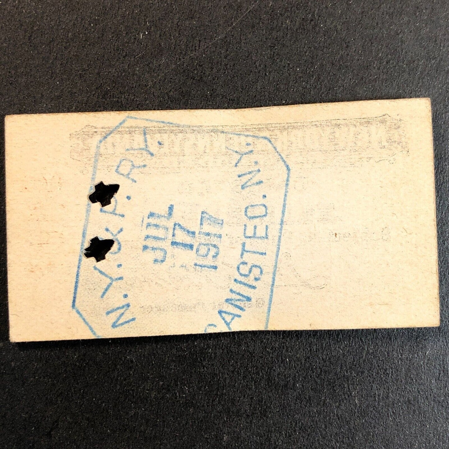 New York & Pennsylvania Railroad July 17 1917 Ellisburg Ticket #1094